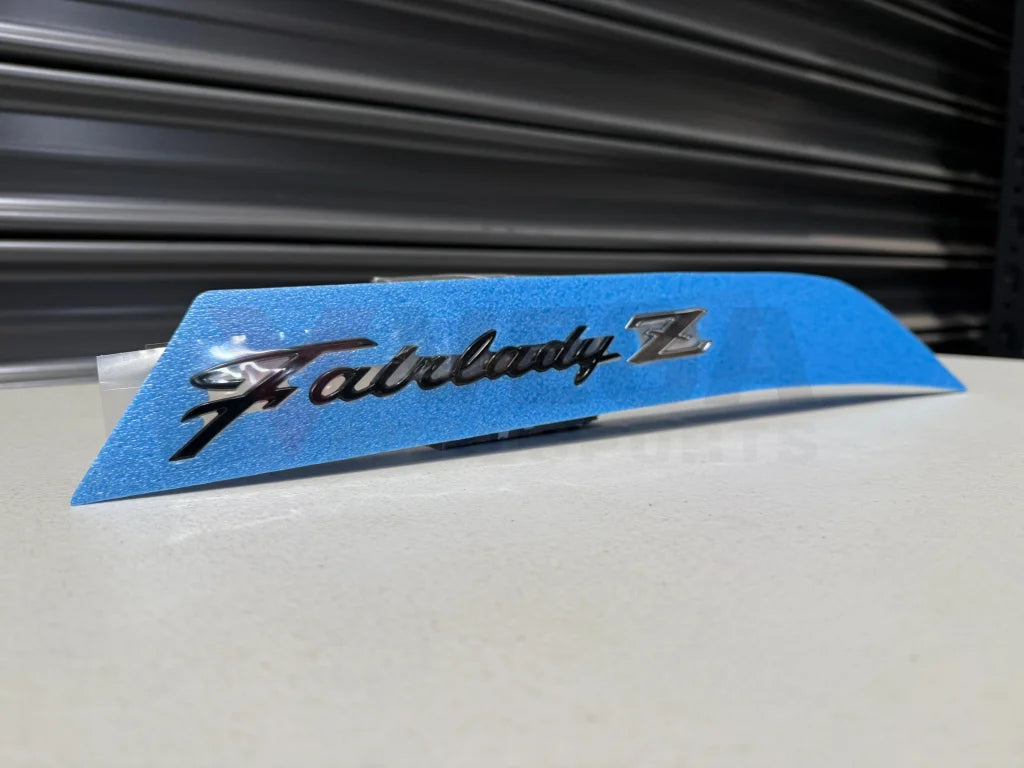 OEM ’Fairlady Z’ Rear Emblem to suit Nissan RZ34 84895-6GP1A Emblems Badges and Decals