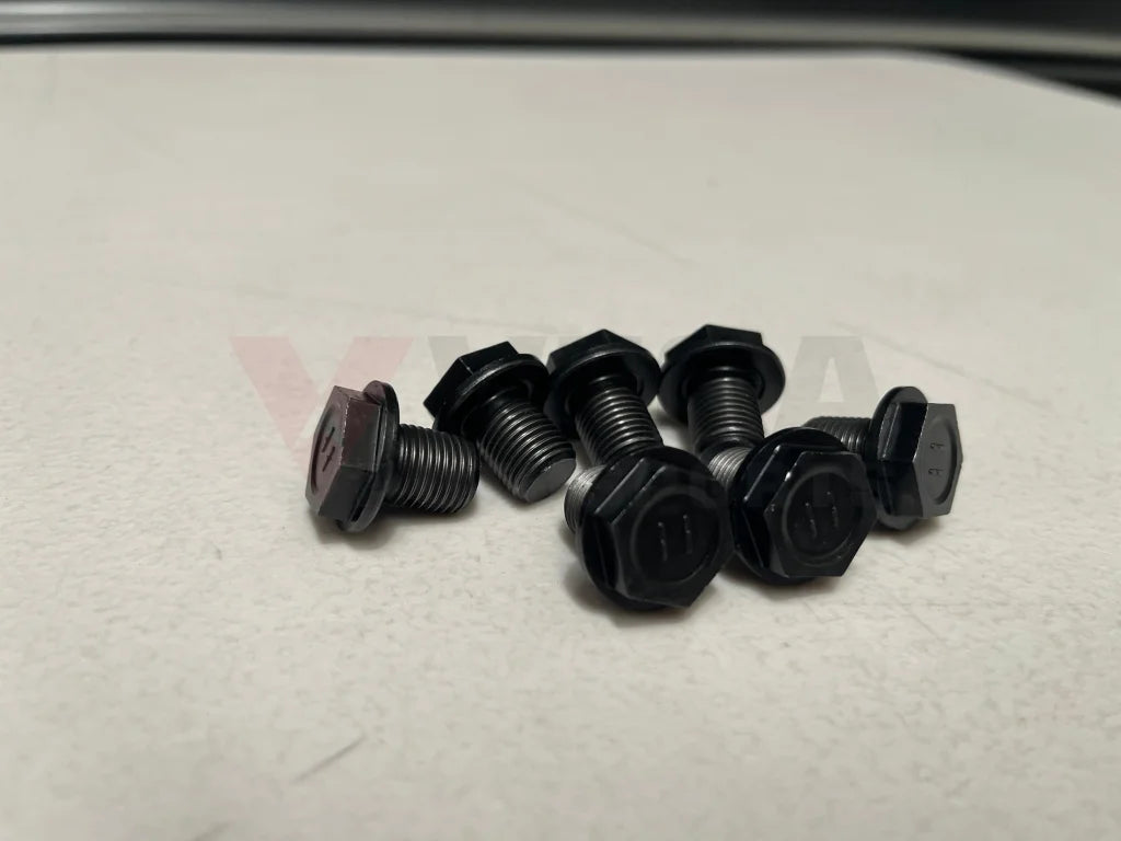 Oem Flywheel Bolt Set (7 Piece) To Suit Mitsubishi Lancer Evolution 4 - 9 Cp9A Ct9A Cn9A Gearbox And