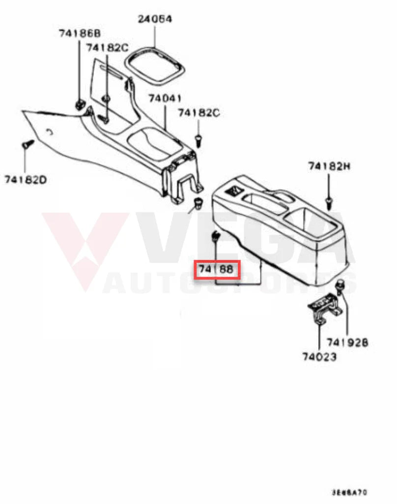 Oem Interior Clip To Suit Mitsubishi Lancer Evolution 4-9 Mr402859