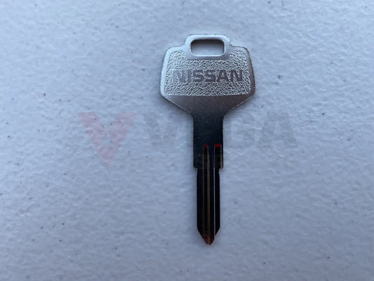 OEM Nissan Metal Key Blank Uncut Master Spare to suit R32 / R33 Skyline, S13/ S14 Silvia, 180SX, 300ZX - Vega Autosports