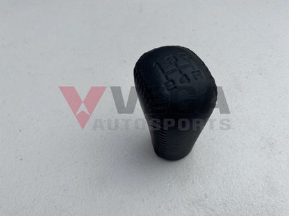 OEM Weighted Leather Shift Knob to suit Mitsubishi Lancer Evolution 4 / 5 (5-Speed M10x1.25) - Vega Autosports