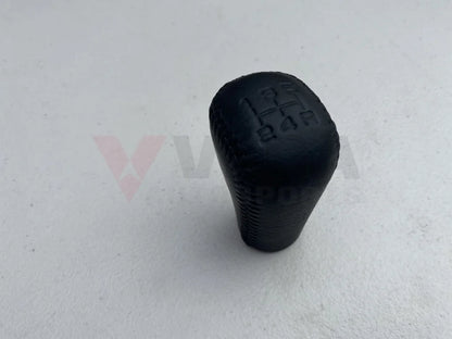 OEM Weighted Leather Shift Knob to suit Mitsubishi Lancer Evolution 4 / 5 (5-Speed M10x1.25) - Vega Autosports