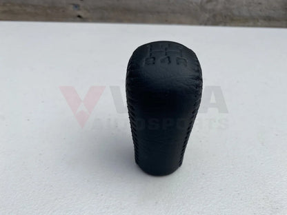 OEM Weighted Leather Shift Knob to suit Mitsubishi Lancer Evolution 4 / 5 (5-Speed M10x1.25) - Vega Autosports
