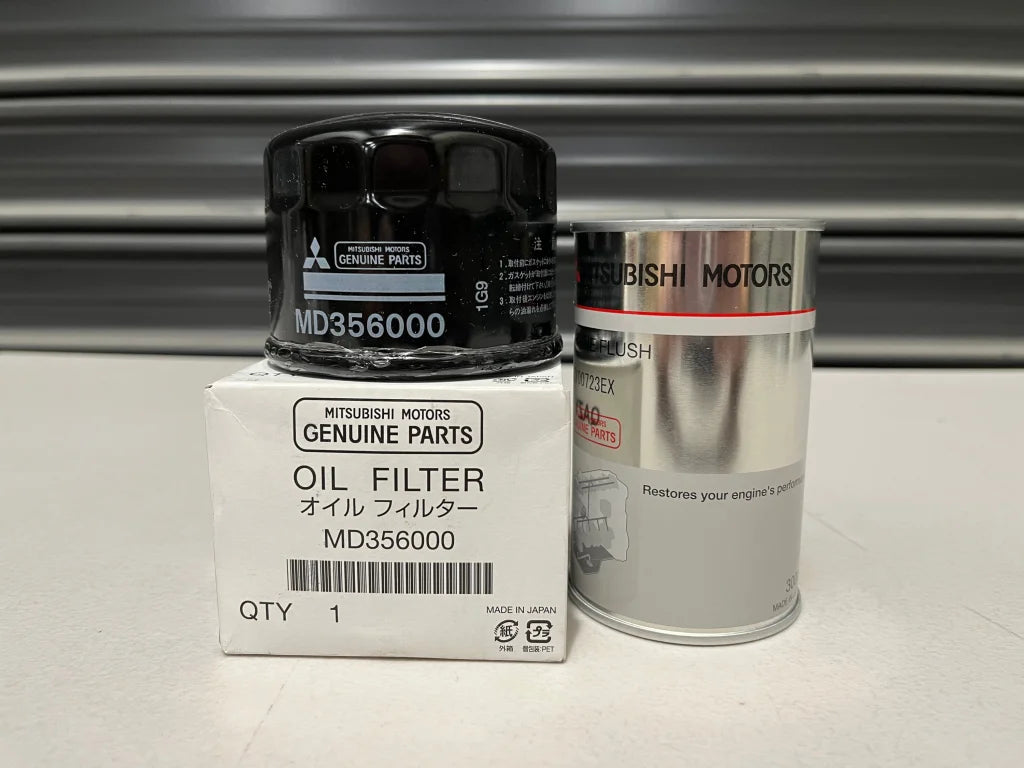 Oil Filter And Flush Combo To Suit Mitsubishi Lancer Evolution 4-9 Engine
