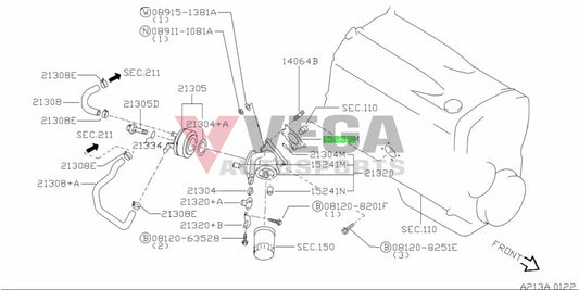 Oil Filter Housing Gasket To Suit Nissan Rb20/25/26 Engines 15239-71L00 Engine