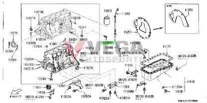 Oil Filter Stud Engine Block To Suit Nissan Rb/Sr Without Heat Exchanger Or Extension Housing