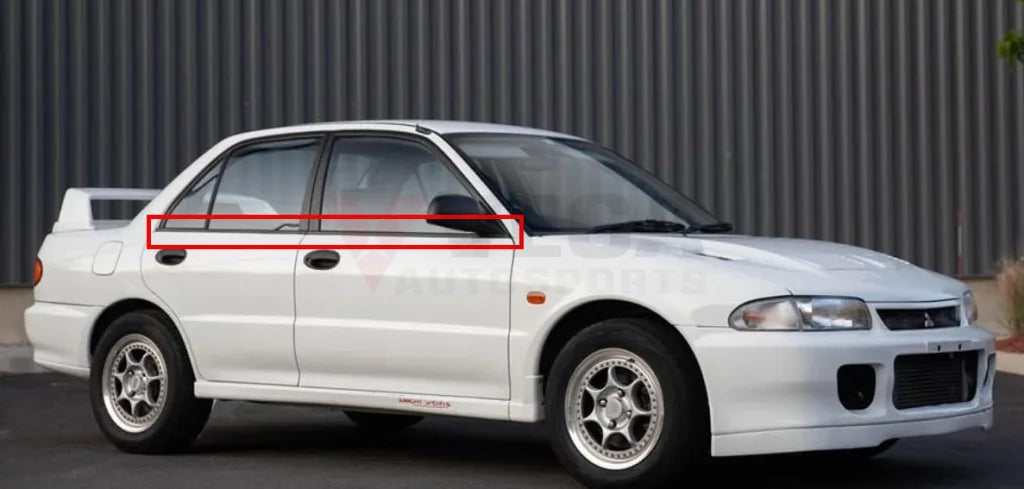 Outer Belt Mould Set (4-piece) to suit Mitsubishi Lancer Evolution 1 / 2 / 3 Body Mouldings / Seals