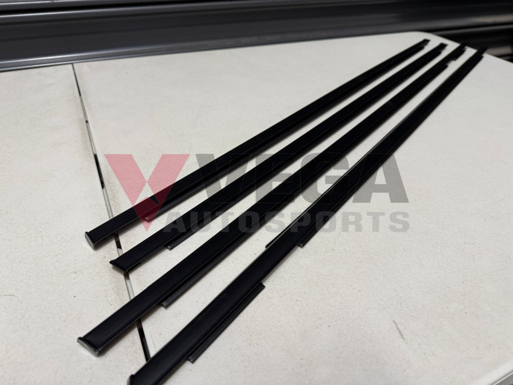 Outer Belt Mould Set (4-piece) to suit Mitsubishi Lancer Evolution 1 / 2 / 3 Body Mouldings / Seals