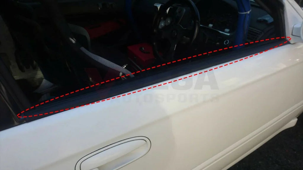 Outer Belt Mould Set To Suit Honda Civic Ek9 72450-S03-003 / 72410-S03-003 Exterior