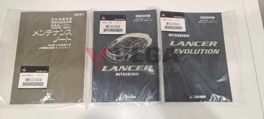 Owners Manual / Supplement Maintenance Booklet Mitsubishi Lancer Evolution 5 6 6.5 Cp9A Servicing