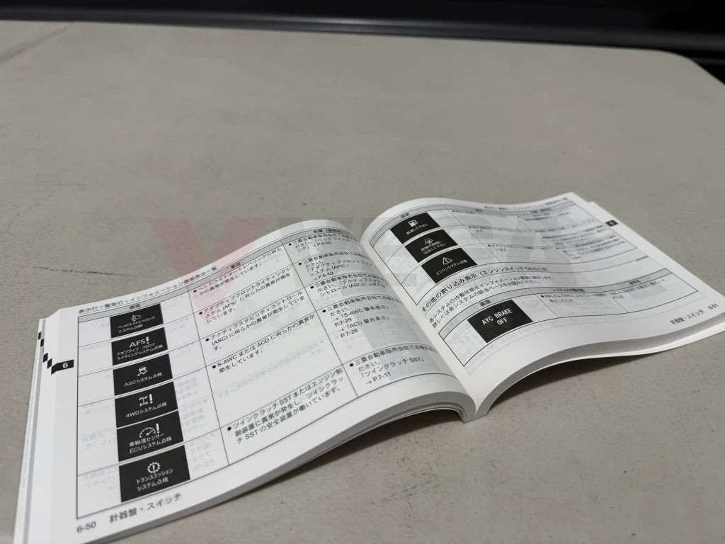 Owners Manual to suit Mitsubishi Evolution 10 Final Edition - Vega Autosports