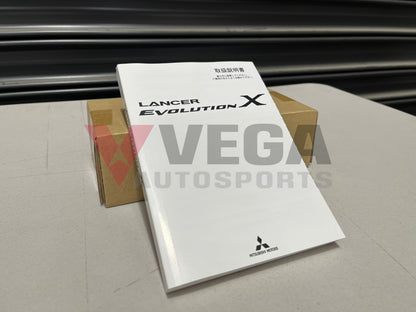 Owners Manual To Suit Mitsubishi Evolution X Cz4A Genuine