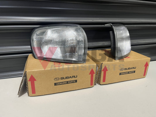 Parking Lights Assembly Set Rhs / Lhs To Suit Subaru Impreza 92-00 Gc8 Gm8 Gf8 84451Fa020 84451Fa030