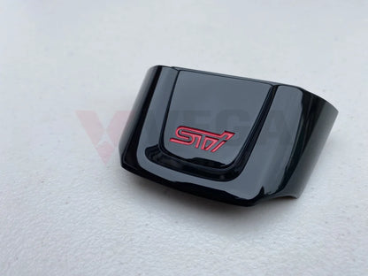 Piano Black Lower Steering Wheel Trim w/ STI Logo to suit Subaru WRX STI VAF - Vega Autosports