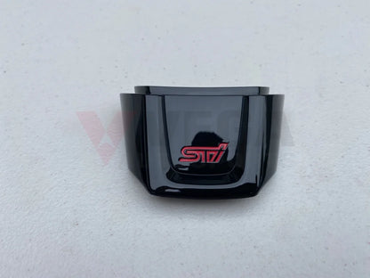 Piano Black Lower Steering Wheel Trim w/ STI Logo to suit Subaru WRX STI VAF - Vega Autosports