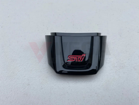 Piano Black Lower Steering Wheel Trim w/ STI Logo to suit Subaru WRX STI VAF - Vega Autosports