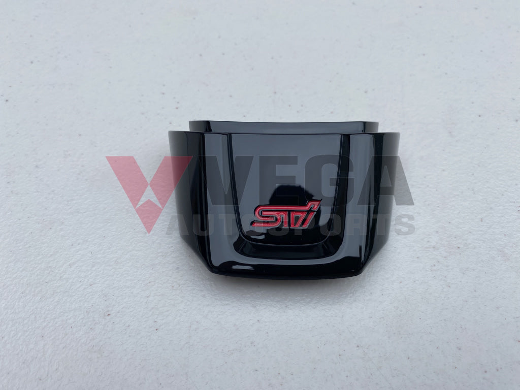 Piano Black Lower Steering Wheel Trim w/ STI Logo to suit Subaru WRX STI VAF - Vega Autosports