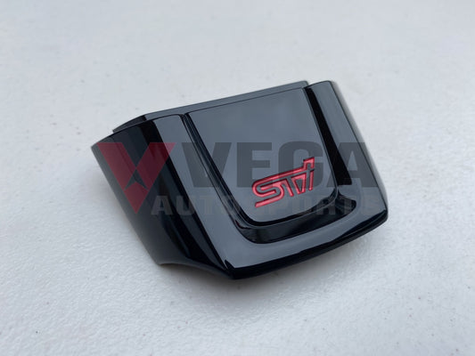 Piano Black Lower Steering Wheel Trim w/ STI Logo to suit Subaru WRX STI VAF - Vega Autosports