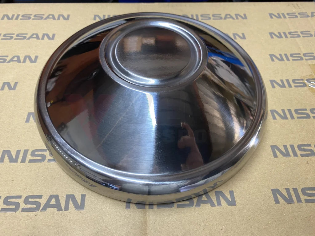 Polished Road Wheel Center Cap Set (4 piece) to suit DATSUN 1200  B110 B120 Ute - Vega Autosports