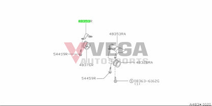 Power Steering Rack Bracket RHS to suit Nissan Silvia S13 / 180SX 54449-35F01 Steering and Suspension