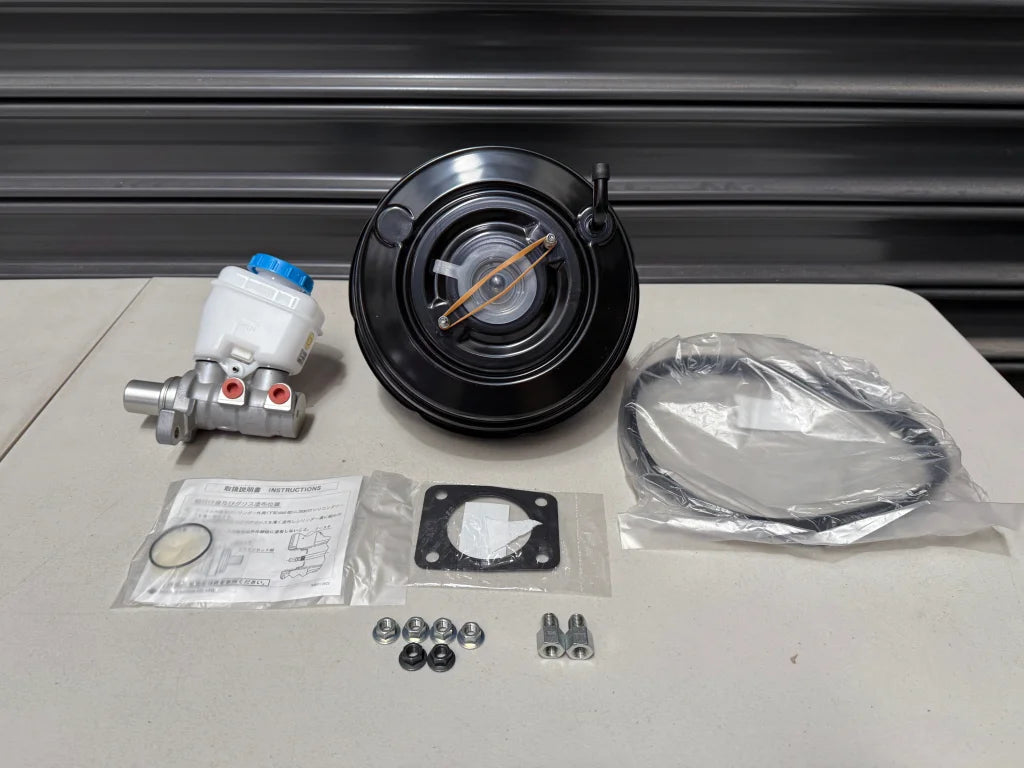 R35 GTR Brake Master & Booster Conversion Set to suit Nissan Silvia S13/180SX / S14 and Z32 Models Brakes