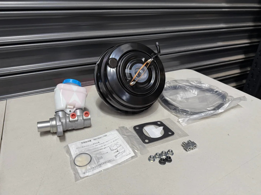 R35 GTR Brake Master & Booster Conversion Set to suit Nissan Silvia S13/180SX / S14 and Z32 Models Brakes