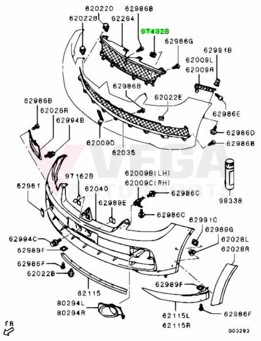Ralliart Emblem To Suit Mitsubishi Ralliart Colt 7450A301 Emblems Badges And Decals