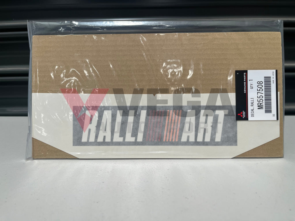 Ralliart Front Bumper Decal Sticker To Suit Mitsubishi Evolution 6 6.5 Tme Mr557508 Emblems Badges