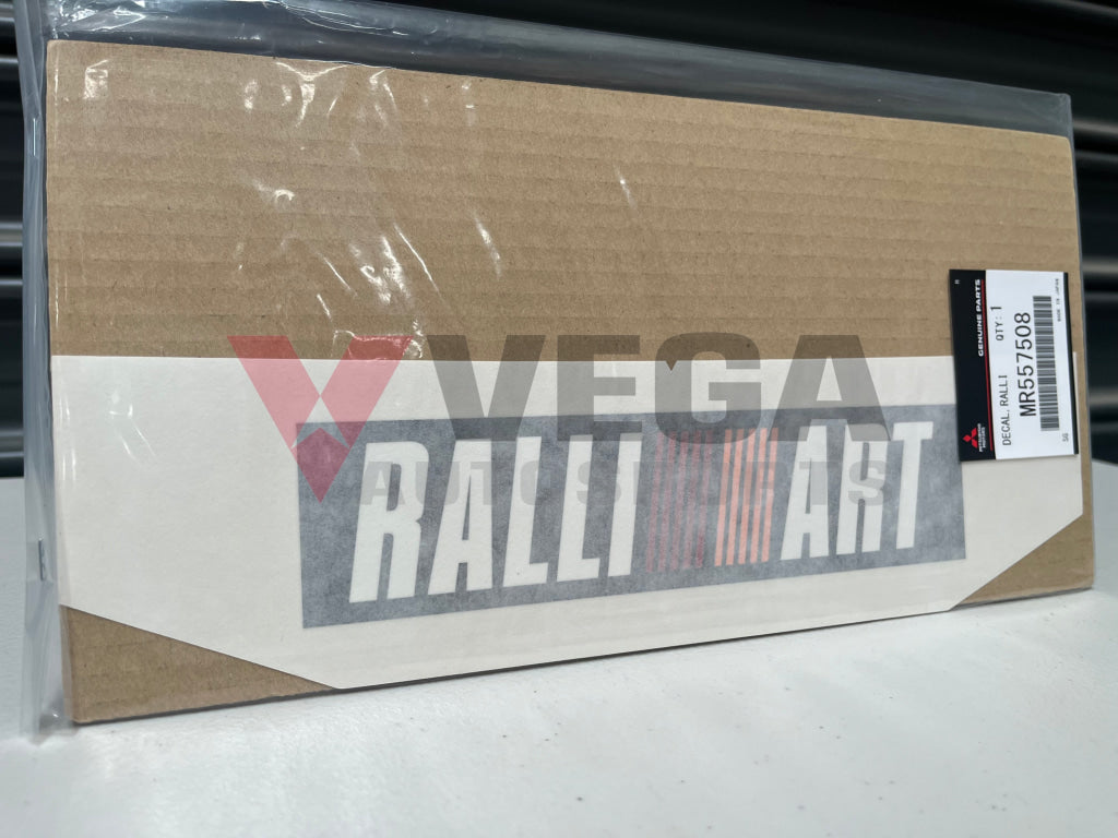 Ralliart Front Bumper Decal Sticker To Suit Mitsubishi Evolution 6 6.5 Tme Mr557508 Emblems Badges