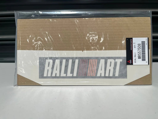 Ralliart Front Bumper Decal Sticker To Suit Mitsubishi Evolution 6 6.5 Tme Mr557508 Emblems Badges