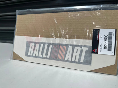 Ralliart Front Bumper Decal Sticker To Suit Mitsubishi Evolution 6 6.5 Tme Mr557508 Emblems Badges