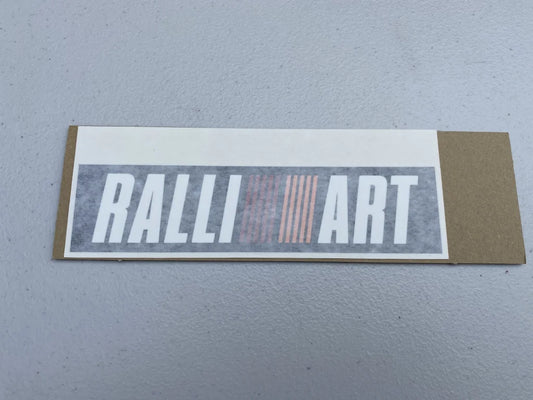 "Ralliart" Rear Bumper Decal  to suit Mitsubishi Lancer Evolution 6.5 TME CP9A - Vega Autosports