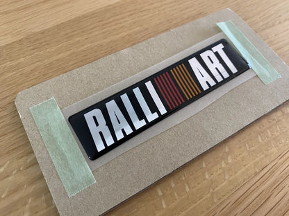 "Ralliart" Trunk / Boot Emblem to suit Mitsubishi Lancer Evolution 10 CZ4A CY4A, Colt - Vega Autosports
