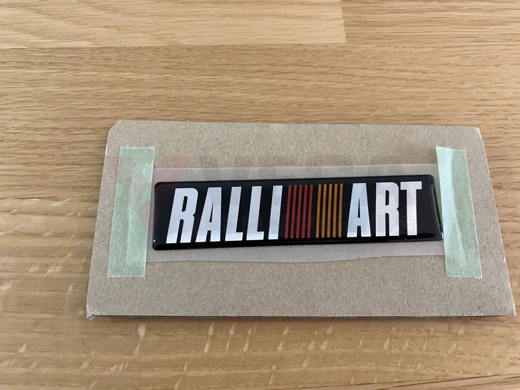 "Ralliart" Trunk / Boot Emblem to suit Mitsubishi Lancer Evolution 10 CZ4A CY4A, Colt - Vega Autosports