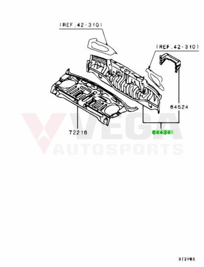 Rear Beaver Panel to suit Mitsubishi Lancer Evolution 1 / 2 / 3 MB835992 Body Panels