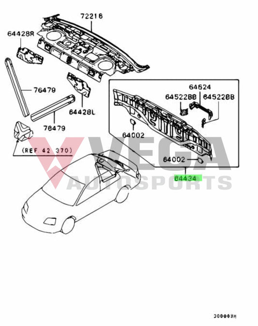 Rear Beaver Panel to suit Mitsubishi Lancer Evolution 7 / 8 / 9 5281A138 Body Panels