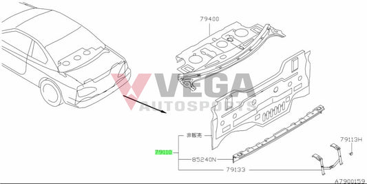 Rear Beaver Panel To Suit Nissan Silvia S15 79110-85F00 Body Panels