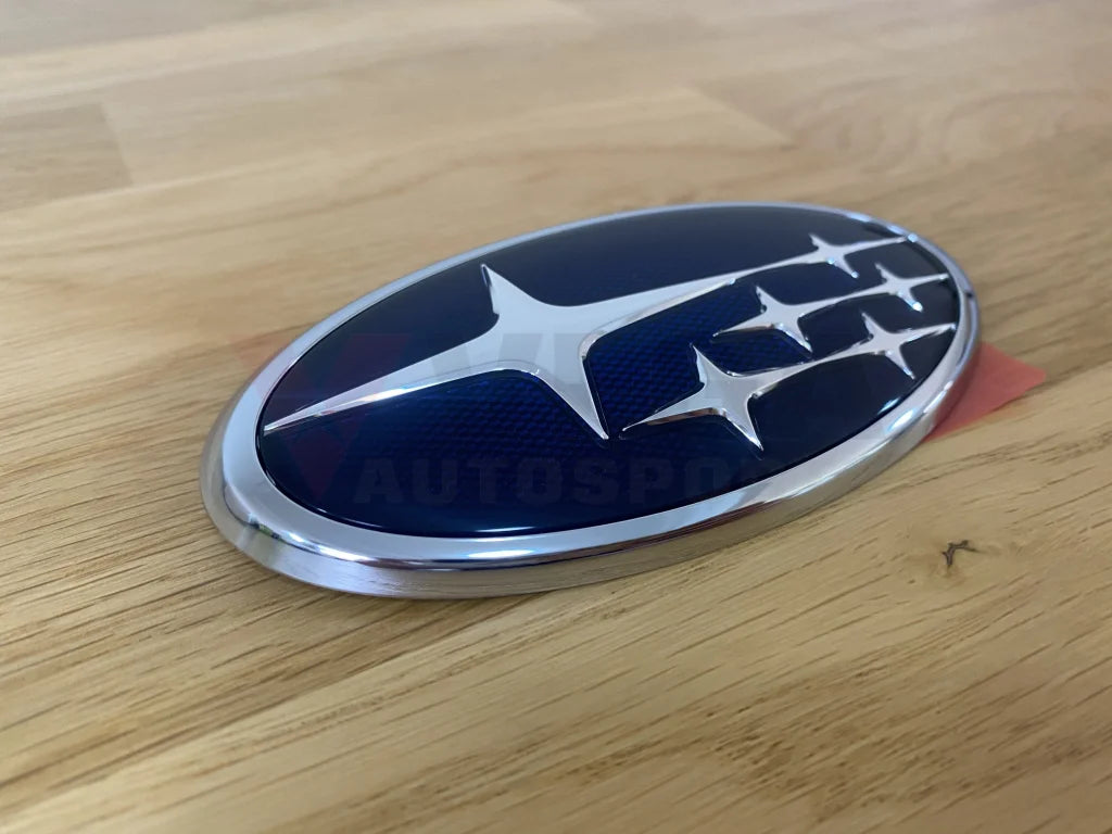Rear Boot (Blue) Badge Emblem To Suit Subaru Impreza Gd 05-07 Wrx Sti Emblems Badges And Decals
