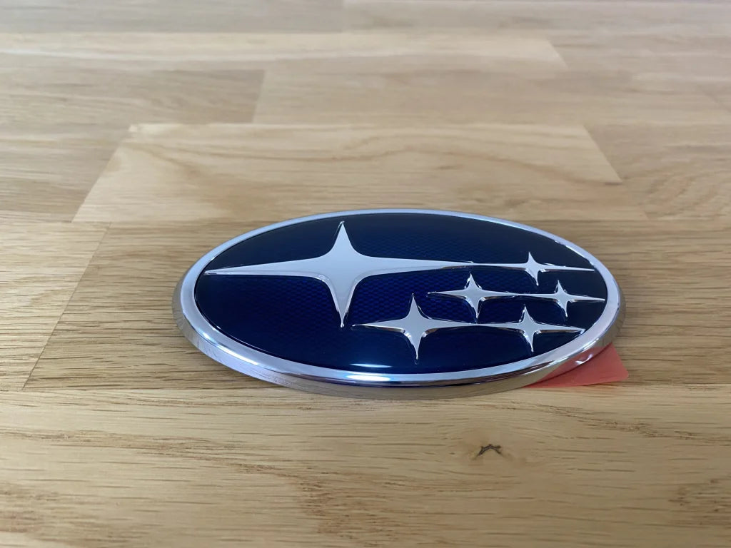 Rear Boot (Blue) Badge Emblem To Suit Subaru Impreza Gd 05-07 Wrx Sti Emblems Badges And Decals