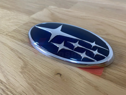 Rear Boot (Blue) Badge Emblem To Suit Subaru Impreza Gd 05-07 Wrx Sti Emblems Badges And Decals