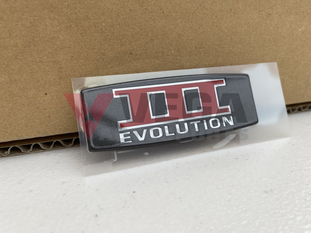 Rear Boot Emblem 'Evolution III' to suit Mitsubishi Lancer Evolution 3 ...