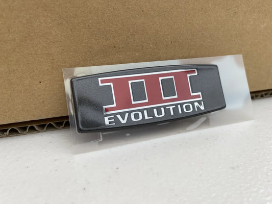 Rear Boot Emblem 'Evolution III' to suit Mitsubishi Lancer Evolution 3 / CE9A - Vega Autosports