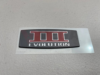 Rear Boot Emblem 'Evolution III' to suit Mitsubishi Lancer Evolution 3 / CE9A - Vega Autosports