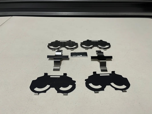 Rear Brake Pad Retainer Clip And Shim Set To Suit Nissan Z Rz34 Nismo 2023 + Brakes