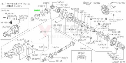 Rear Diff Companion Flange To Suit Nissan Skyline R32 / R33 R34 Gtr 38210-10M15 Differential