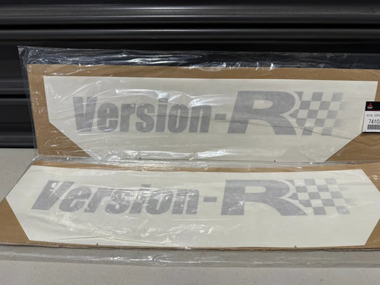 Rear Door Decal Set ’Version-R’ to suit Mitsubishi Colt Ralliart Z27 7410A525HA Emblems Badges and Decals