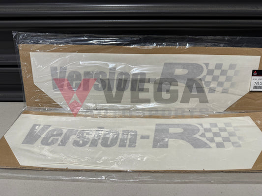 Rear Door Decal Set ’Version-R’ to suit Mitsubishi Colt Ralliart Z27 7410A525HA Emblems Badges and Decals