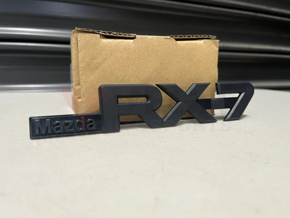 Rear Emblem ’Mazda Rx-7’ To Suit Mazda Rx7 Fc 1986-1992 Fb02-51-720 Emblems Badges And Decals