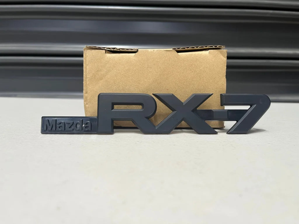 Rear Emblem ’Mazda Rx-7’ To Suit Mazda Rx7 Fc 1986-1992 Fb02-51-720 Emblems Badges And Decals