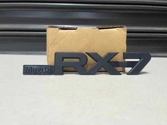 Rear Emblem ’Mazda Rx-7’ To Suit Mazda Rx7 Fc 1986-1992 Fb02-51-720 Emblems Badges And Decals